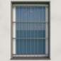 Preview: Fenstergitter abnehmbar 30x30mm / Höhe 1600 - 2299mm / 4 Gurte